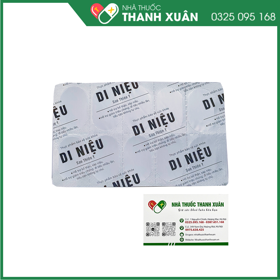 Di Niệu Sao Thiên Y giúp hỗ trợ bổ thận, sáp niệu, đi tiểu đêm, tiểu rắt, tiểu nhiều lần, tiểu không tự chủ